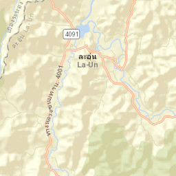 Amphoe La-un Street Map