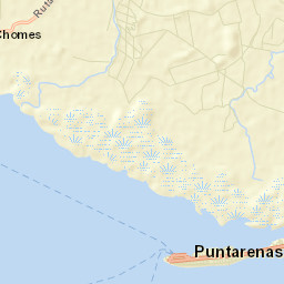 Puntarenas Street Map