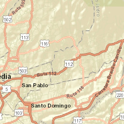 San Isidro Street Map