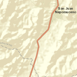 San Juan Nepomuceno Street Map