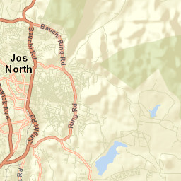 Jos Street Map