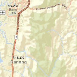 Ranong Street Map