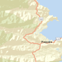 Paquera Street Map
