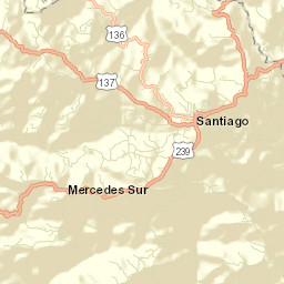 Santiago Street Map