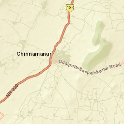 Chinnamanur Street Map