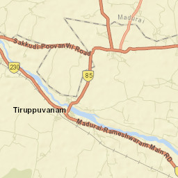 Tiruppuvanam Street Map