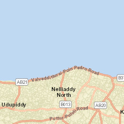 Point Pedro Street Map