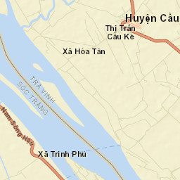 Huyện Cầu Kè Street Map
