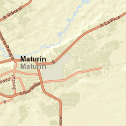 Maturín Street Map