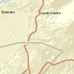Dubréka Street Map