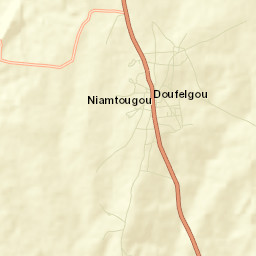 Niamtougou Street Map