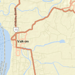 Vaikam Street Map
