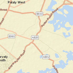 Jaffna District Street Map