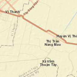 Vị Thanh Street Map
