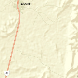 Becerril Street Map