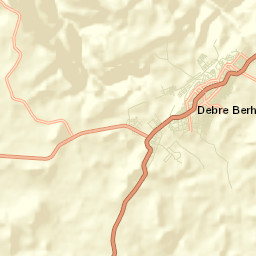 Debre Birhan Street Map