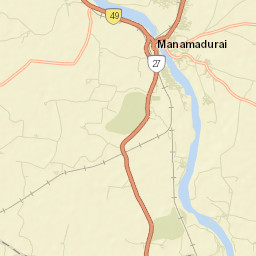 Manamadurai Street Map