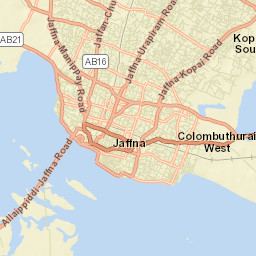 Jaffna Street Map
