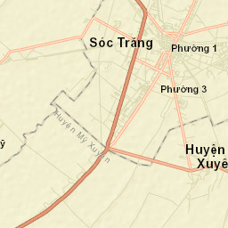 Sóc Trăng Street Map