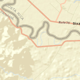 Sixaola Street Map