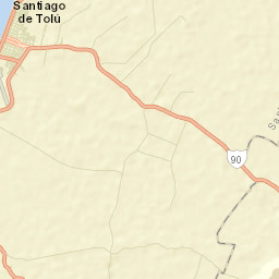 Santiago de Tolú Street Map