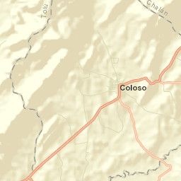 Coloso Street Map