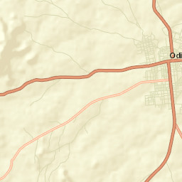 Odienné Street Map