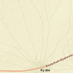 Kyabé Street Map