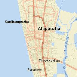 Alappuzha Street Map