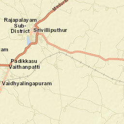 Srivilliputhur Street Map