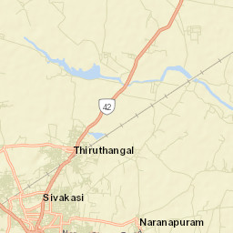 Sivakasi Street Map