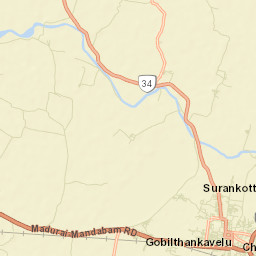 Ramanathapuram Street Map