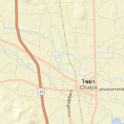 Chaiya Street Map