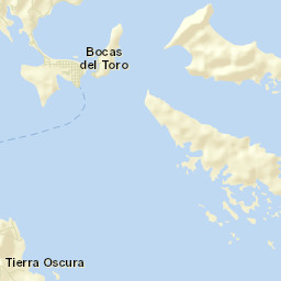 Bocas del Toro Street Map