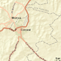 Morroa Street Map