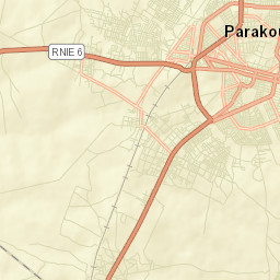 Parakou Street Map