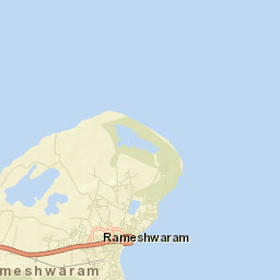 Rameswaram Street Map