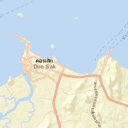 Don Sak Street Map