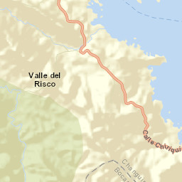 Valle del Risco Street Map