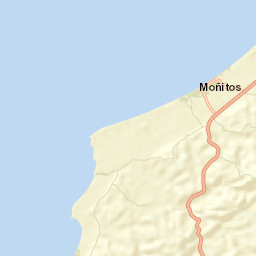 Moñitos Street Map