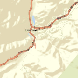 Boconó Street Map
