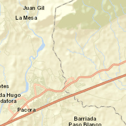 La Mesa Street Map