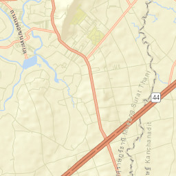 Amphoe Mueang Surat Thani Street Map