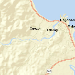 Tandag Street Map