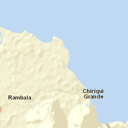 Chiriquí Grande Street Map