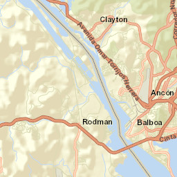 Curundú Street Map