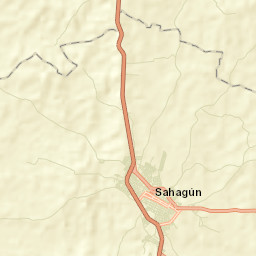 Sahagún Street Map