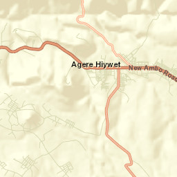 Hāgere Hiywet Street Map