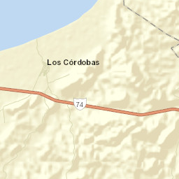 Los Córdobas Street Map