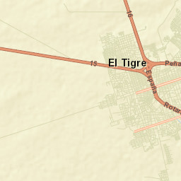 El Tigre Street Map